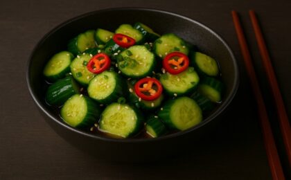 asiatischer Gurkensalat